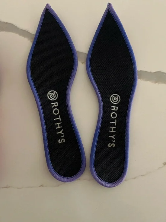 Rothy’s rosebud point with bow flat shoes - Picture 3 of 6